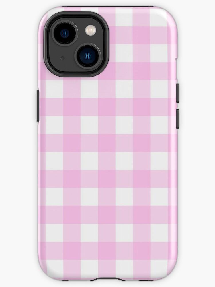 Pastel Checkered Check Pink Pattern Plastic Phone Case/Cover For iPhone  Samsung