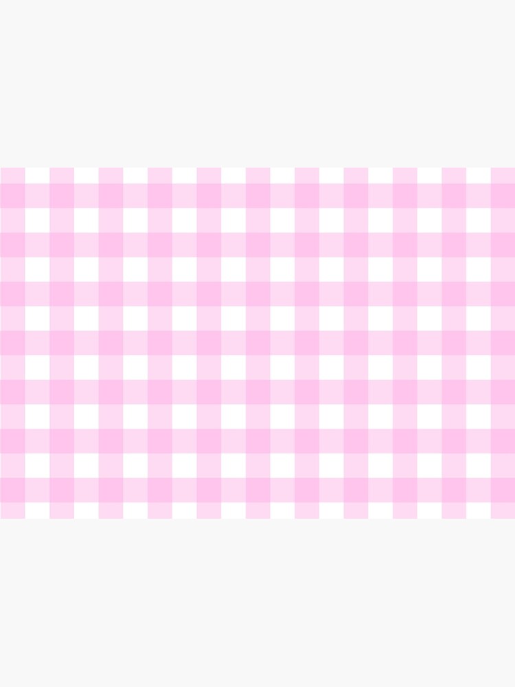 Light Pink Gingham Pattern  by newburyboutique