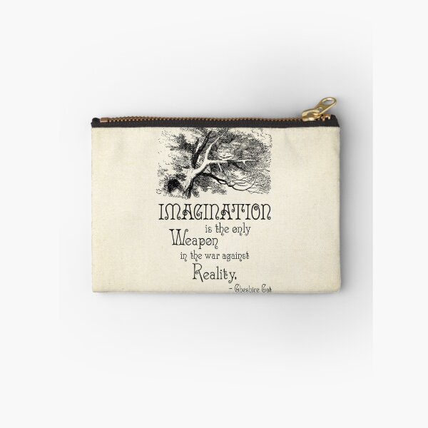 Item preview, Alice in Wonderland Quote - Imagination is the only Weapon in the war against Reality - Cheshire Cat - 0139 designed and sold by ContrastStudios.
