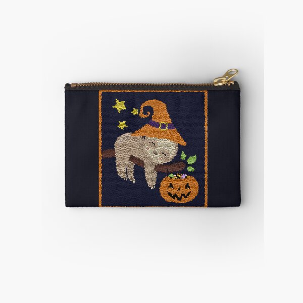 Item preview, Halloween Sleeping Sloth Trick-or-Treat Stained Glass Fun designed and sold by 4Craig.