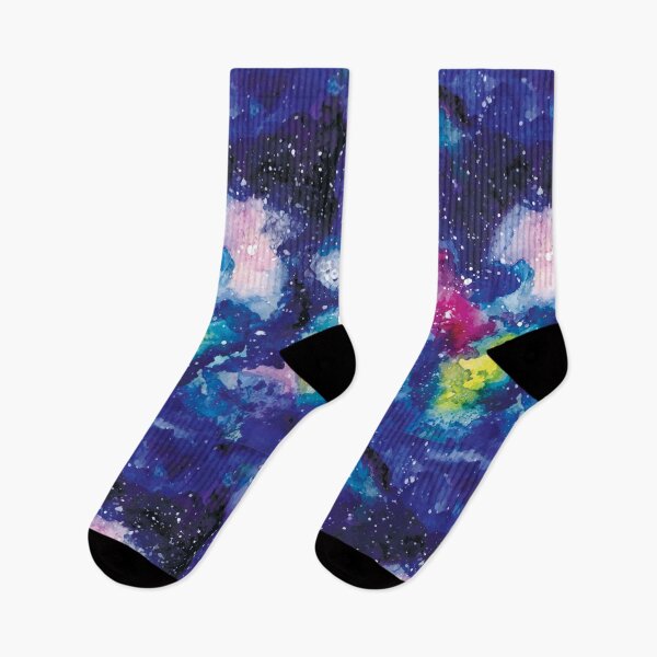 Item preview, Navy Blue Watercolor Astronomy Galaxy  designed and sold by newburyboutique.
