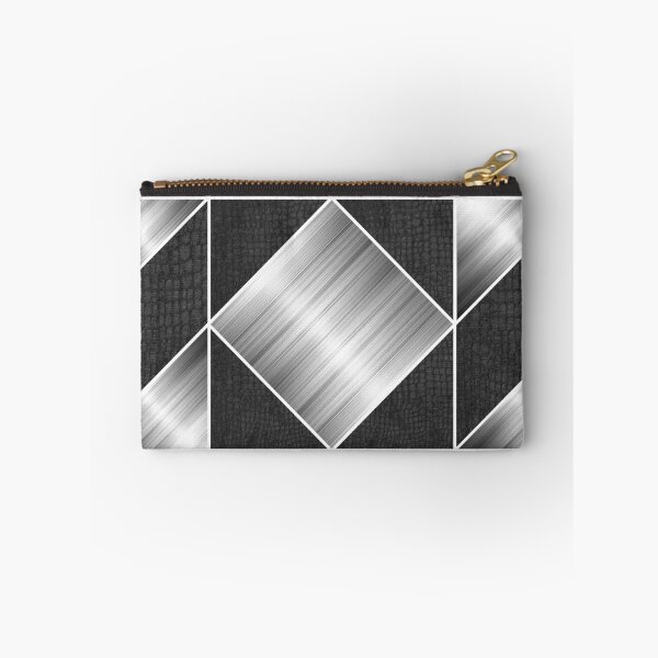 Item preview, Black and silver textured geometric designed and sold by lfmdesigns.