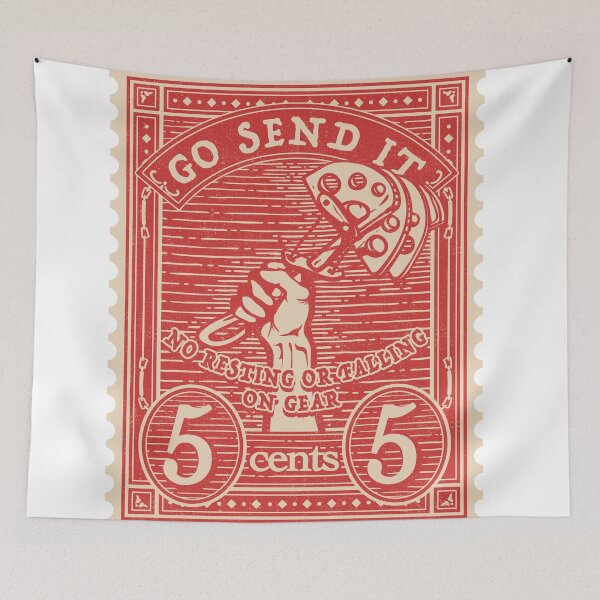 Item preview, Go Send It! No Resting or Falling On Gear. (Red) designed and sold by Designwith8.