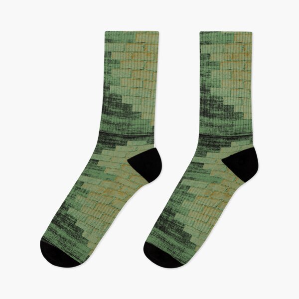 Item preview, Grunge green abstract background with bricks wall shape inside. designed and sold by IaroslavB.