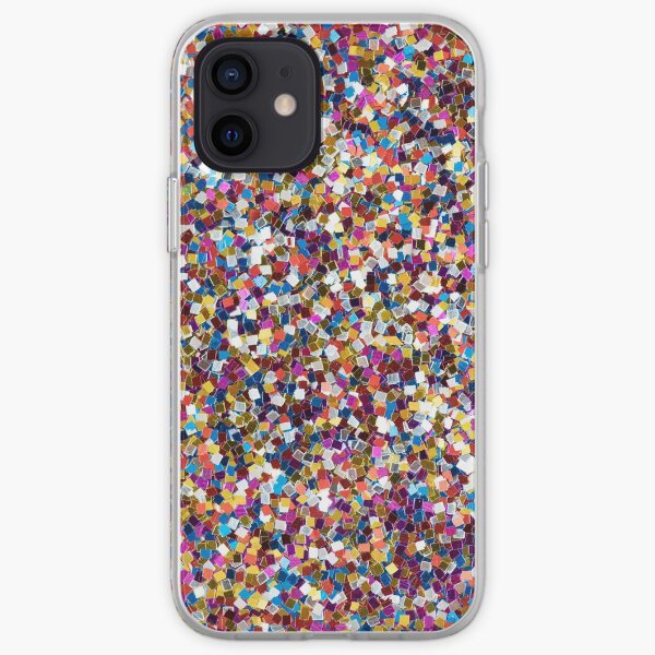 Rainbow Sequins Art iPhone Soft Case