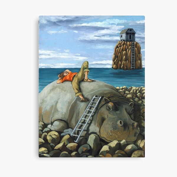 Lazy Days - surreal landscape Canvas Print
