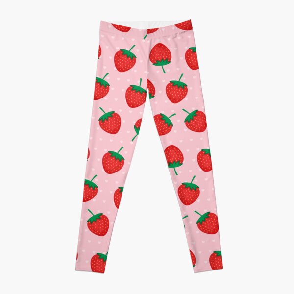Item preview, Pink Summer Strawberries Print  designed and sold by newburyboutique.
