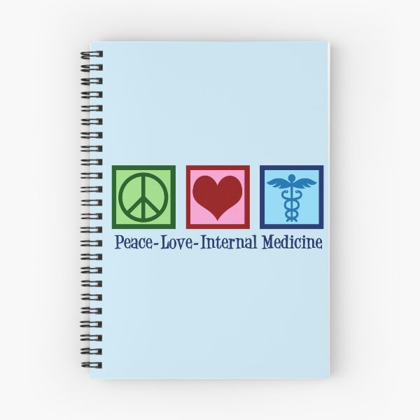 Item preview, Medicina interna paz amor designed and sold by Epic Love Designs.