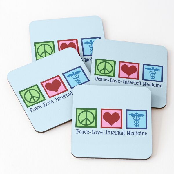 Item preview, Peace Love Internal Medicine designed and sold by Epic Love Designs.