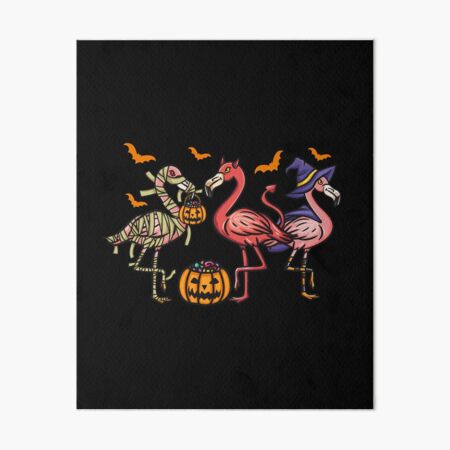 Artikel-Vorschau von Flamingoween Halloween Flamingo I Mummy Demon Witch Grafik, designt und verkauft von biNutz.