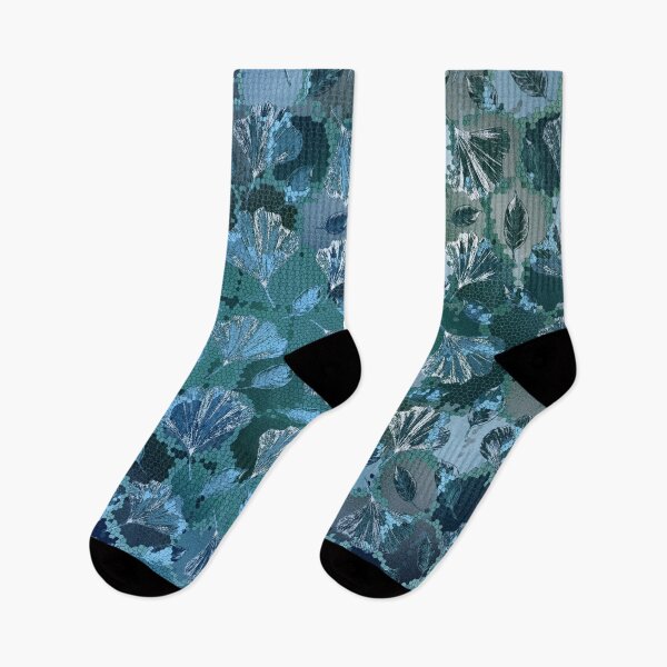 Item preview, Mosaic Ginkgo (Sapphire Blue) designed and sold by RoxanneG.