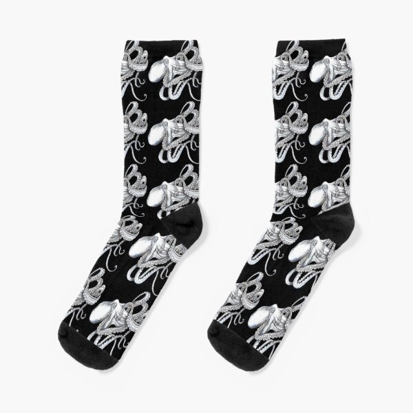 Octopus, a tangle of tentacles. Socks