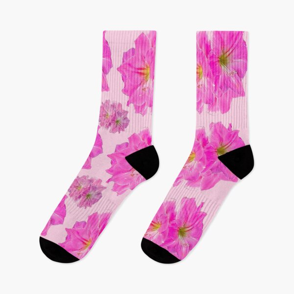 Item preview, PATTERNS OF PINK AMARYLLIS FLOWERS , designed and sold by sharlesart.