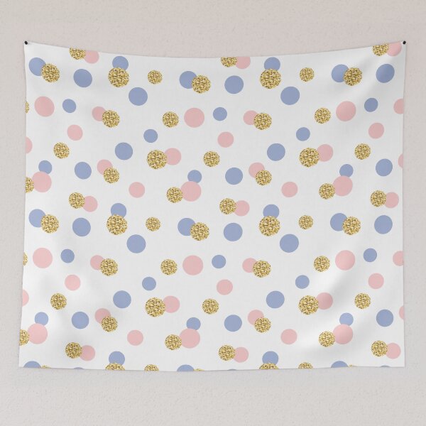 Item preview, Pink, Purple, & Gold Polka Dots Pattern designed and sold by newburyboutique.