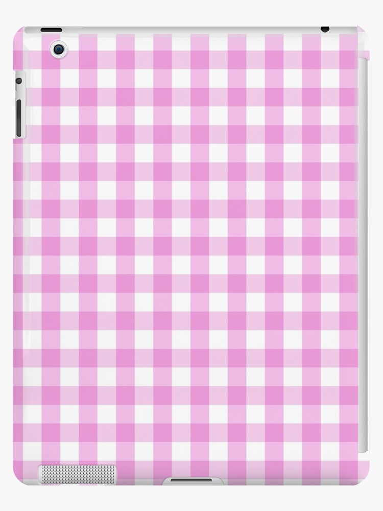 Pale Pink and White Horizontal Stripes | iPad Case & Skin