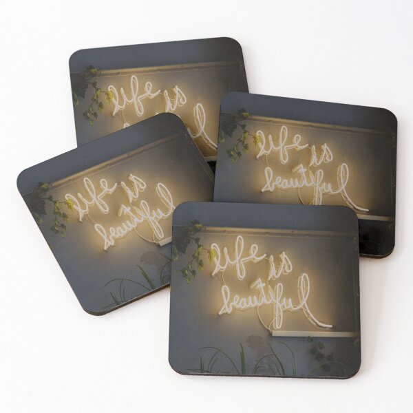 Item preview, Life is Beautiful Neon Lights  designed and sold by mwagie.