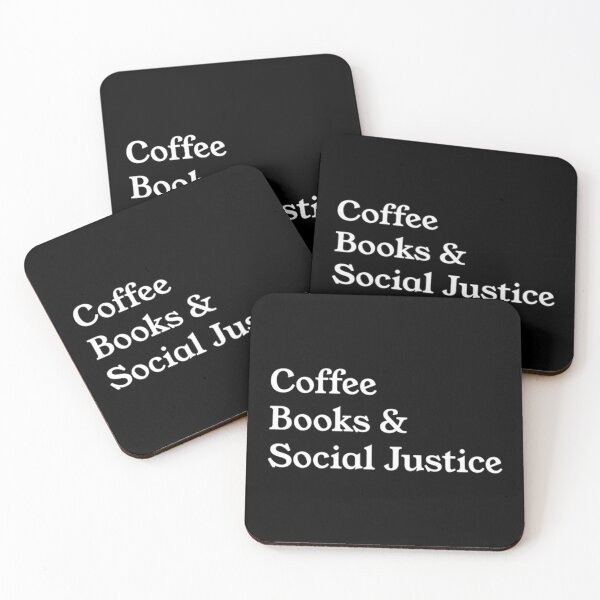 Item preview, Coffee Books Social Justice Quote Equality Equal Rights Love design designed and sold by CreatedByHeidi.