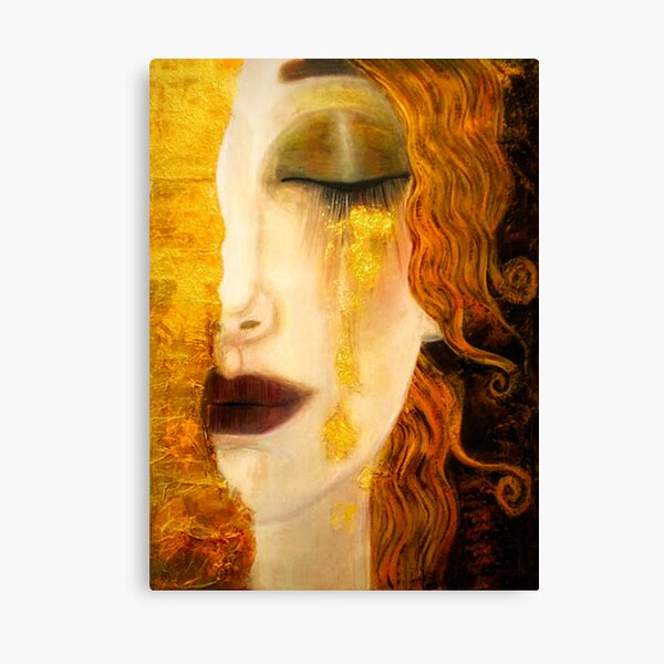 Freya's Crying Viking Lore pretty woman Canvas Print