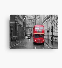 Red Bus Canvas Print