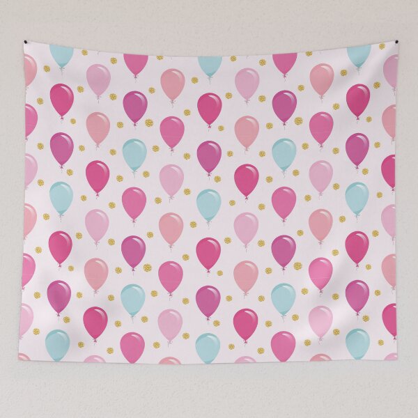 Item preview, Pink Birthday Celebration Balloons  designed and sold by newburyboutique.