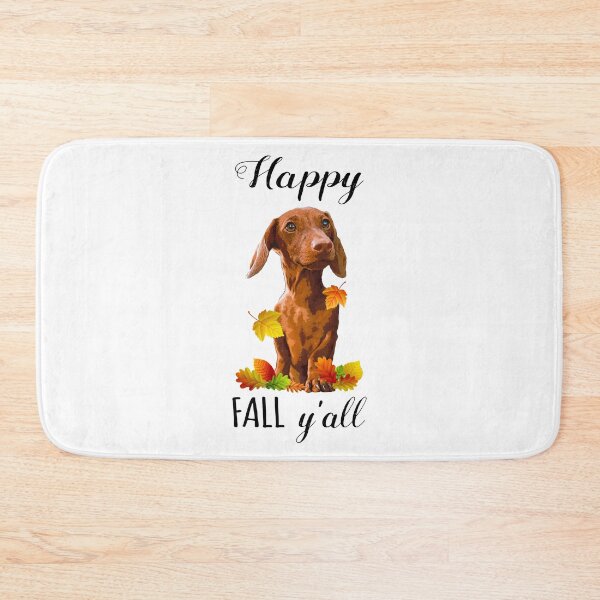 Item preview, Happy Fall Y'all Dachshund designed and sold by SmartPooch.