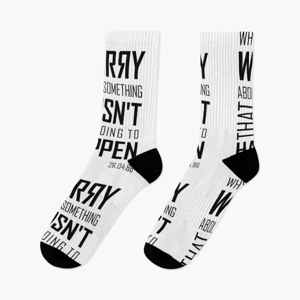 Item preview, Why Worry - typography Chernobyl tv show designed and sold by leftoverprints.