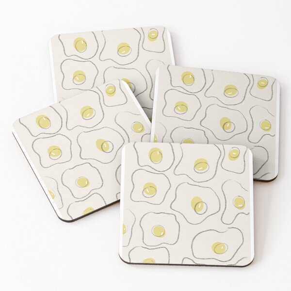 Item preview, Abstract Sunny Side Up Egg Print designed and sold by kjcrafted.