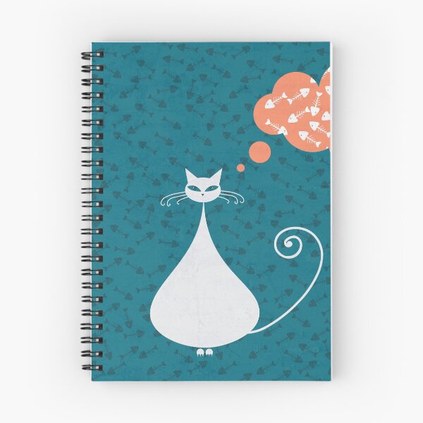 Item preview, Cat and fish designed and sold by YanayMora.