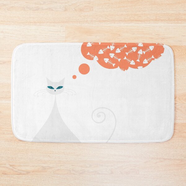 Item preview, Cat and fish designed and sold by YanayMora.