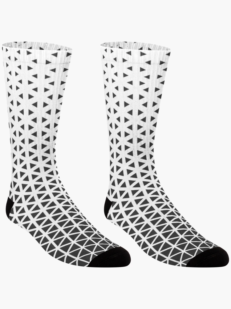 Thumbnail 3 of 5, Socks, Halftone Triangle Pattern designed and sold by Melikar.