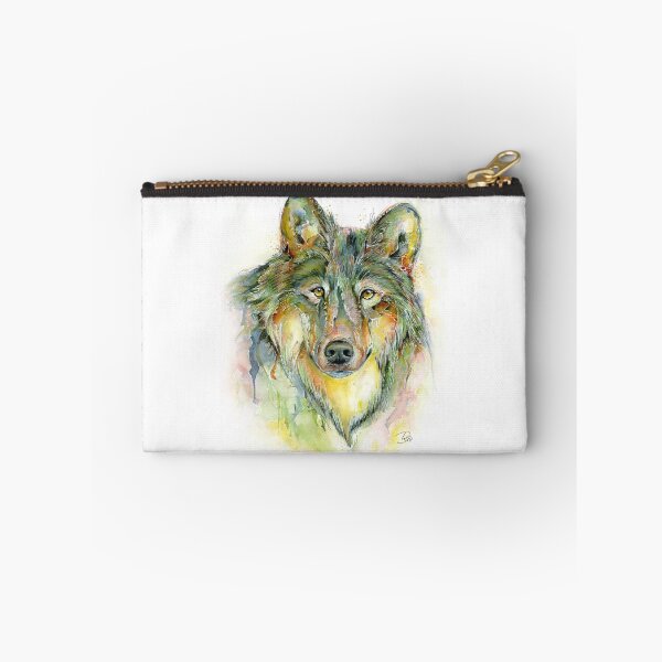 Item preview, Wolf - watercolor designed and sold by Bettina Kröger.