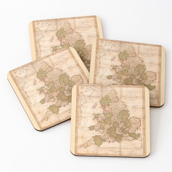 Item preview, Map of England and Wales (1810) designed and sold by allhistory.