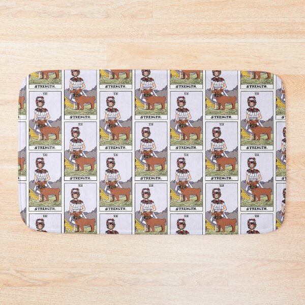Item preview, Midsommar Tarot Card Strength (Color) designed and sold by misnamedplants.