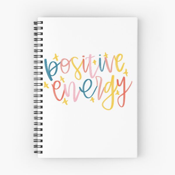 Item preview, Positive Energy Hand Lettered With Stars designed and sold by kjcrafted.