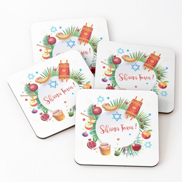 Item preview, Rosh Hashanah Happy Jewish New Year Shana Tova decoration designed and sold by sofiartmedia.