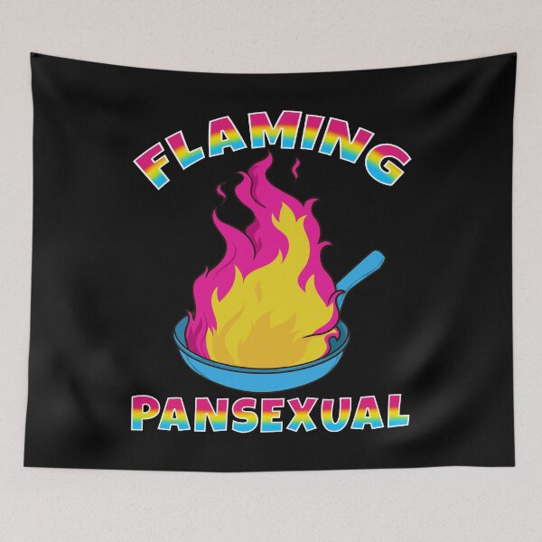 Item preview, Flaming Pansexual Hot Pan Pride designed and sold by phoxydesign.
