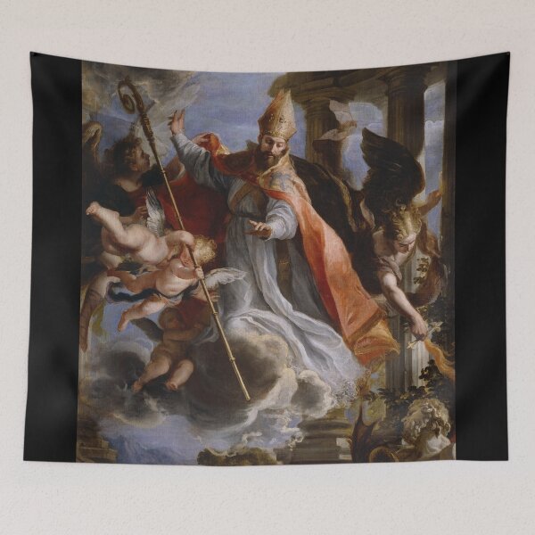 Item preview, Claudio Coello - Triumph of St Augustine - 1664 - Painting designed and sold by CrankyOldDude.