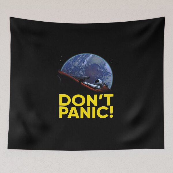 Item preview, SpaceX Don't Panic! designed and sold by ArtsB.