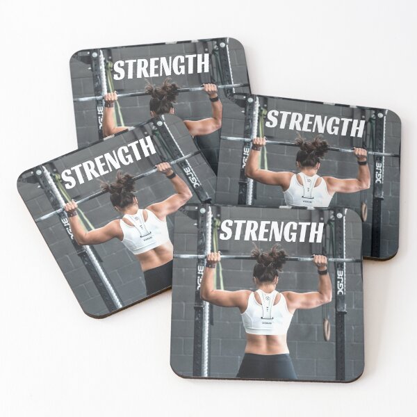 Item preview, Strength Fitness Women Muscles Gym Workout Motivational designed and sold by mwagie.