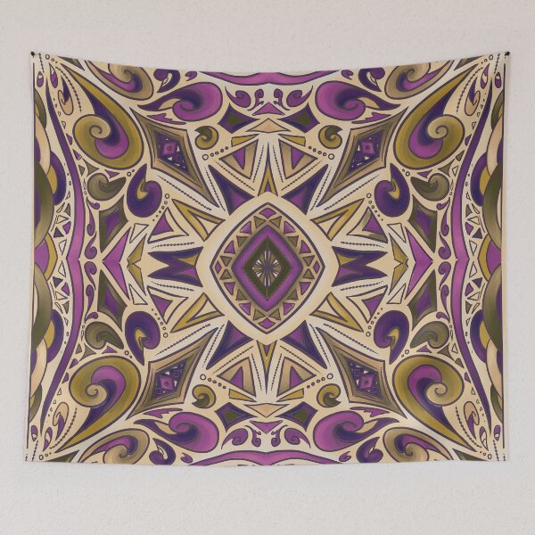 Item preview, Swirl Pattern - Ivory designed and sold by RobainaDesigns.