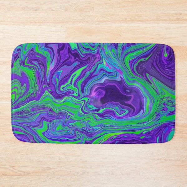 Item preview, Purple Green Marble Abstract designed and sold by Gsallicat.