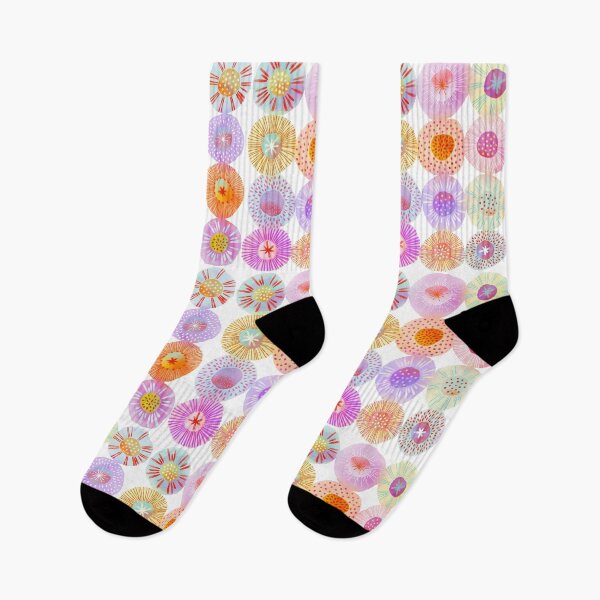 Item preview, Sorbet Circles Watercolor Geometric designed and sold by squirrell.