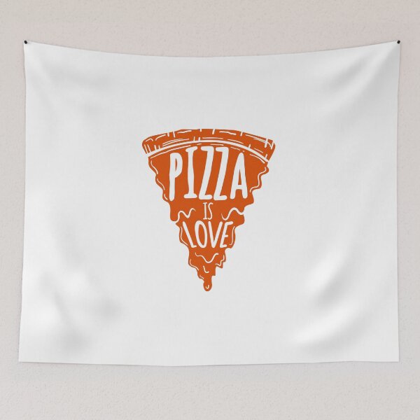 Item preview, Pizza is love designed and sold by ArtsB.