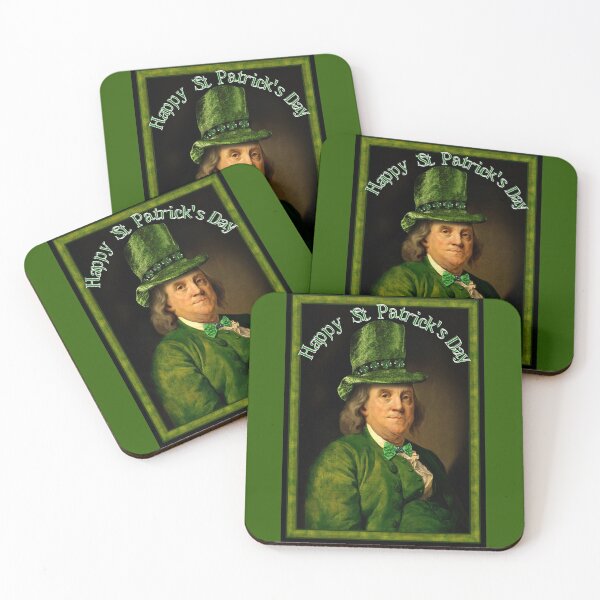 Item preview, Happy St Patrick's Day Ben Franklin designed and sold by Gravityx9.
