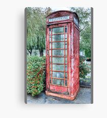 Red Telephone Booth Canvas Print