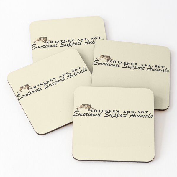 Item preview, Children are NOT Emotional Support Animals designed and sold by CubeLove.
