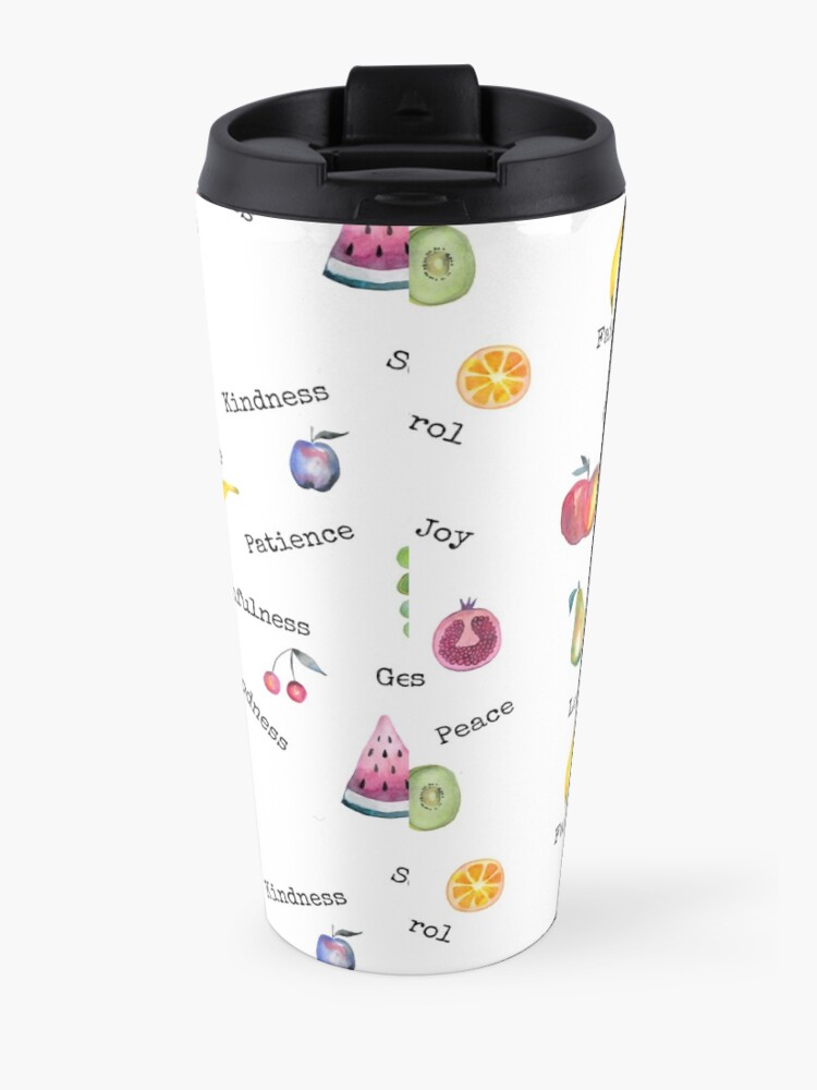 "Fruit of the Spirit" Travel Mug by TheKingdomAttic Redbubble