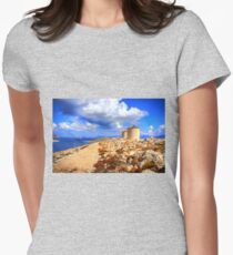 Ruined Windmills Women's Fitted T-Shirt