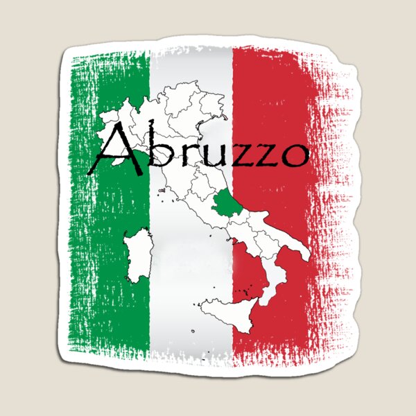 Abruzzo Pride Design Magnet