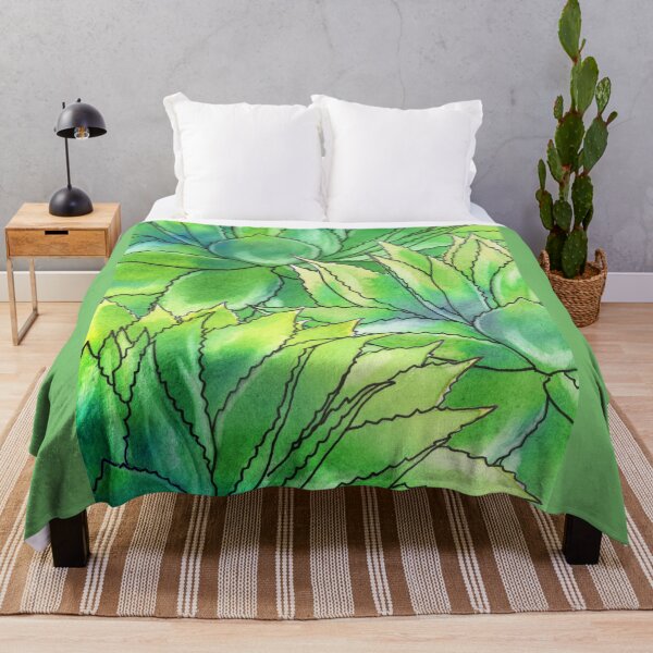 Item preview, Agave Succulent Garden Plant Watercolor I designed and sold by Irina Sztukowski.